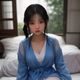 用户阳台菜农小李头像，年轻女性，微笑表情，背景为阳台绿植